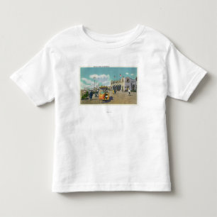 Ein Paar in einer Promenaden-Rollen-Stuhl-Szene Kleinkind T-shirt