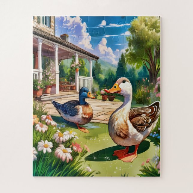 Ein paar kleine Kinder Puzzle (Vertikal)