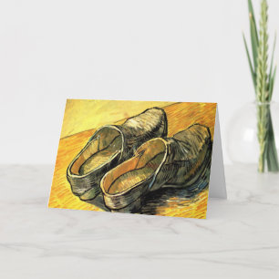 Ein Paar Lederschuhe von Vincent van Gogh Karte