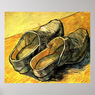 Ein Paar Lederschuhe von Vincent van Gogh Poster