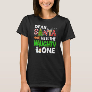 Ein paar liebe Santa, er ist der schneebedeckte Sc T-Shirt