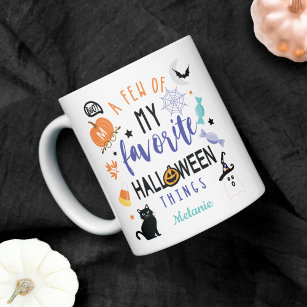 Ein paar meiner Lieblings-Halloween-Dinge Monogram Kaffeetasse