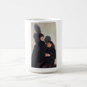 Ein Paar mit Schlagschatten (von Emile Friant) Kaffeetasse