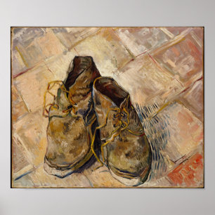 Ein Paar Schuhe, Vincent van Gogh Poster