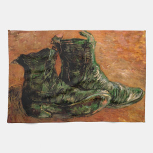Ein Paar Schuhe von Vincent van Gogh Geschirrtuch