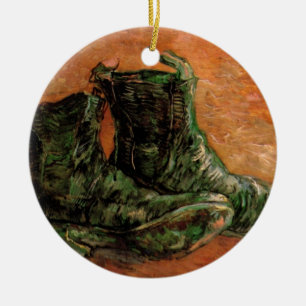 Ein Paar Schuhe von Vincent van Gogh Keramik Ornament