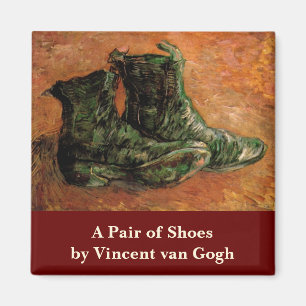 Ein Paar Schuhe von Vincent van Gogh Magnet