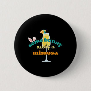 Ein paar Sonnenstrahlen brauchen Mimosa Funny Men  Button