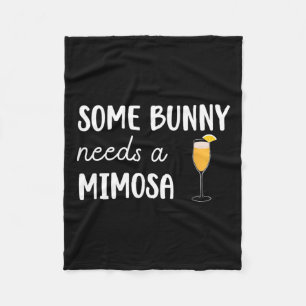 Ein paar Sonnenstrahlen brauchen Mimosa Funny Men Fleecedecke