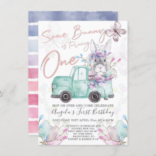 Ein paar Sonnenstrahlen drehen einen Frühling Gebu Einladung