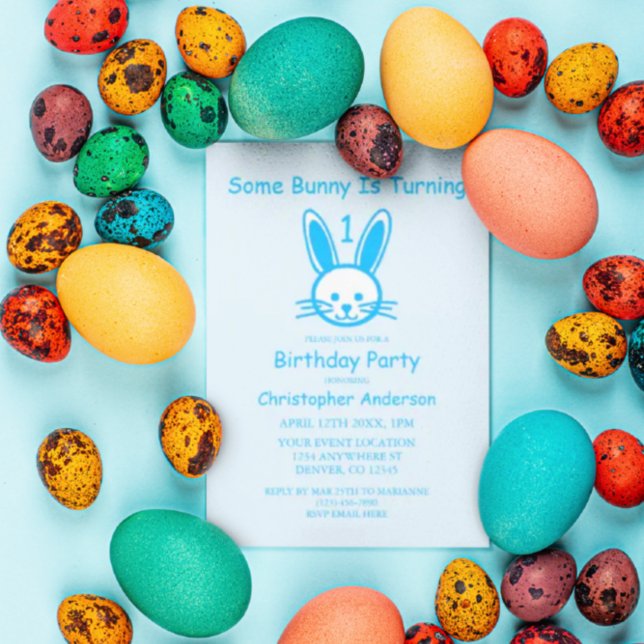 Ein paar Sonnenstrahlen drehen sich: Der erste Geb Einladung (Von Creator hochgeladen)