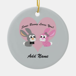 Ein paar sonnige Lieben! Keramikornament