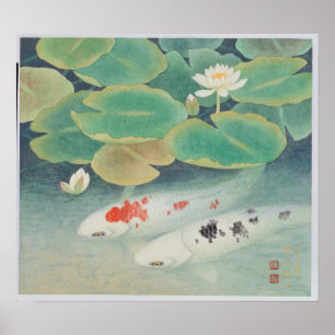 Ein Paar unter Lotus Frame Poster