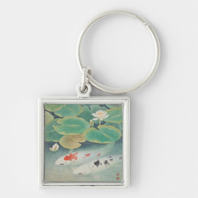 Ein Paar unter Lotus Schlüsselanhänger (Vorne)