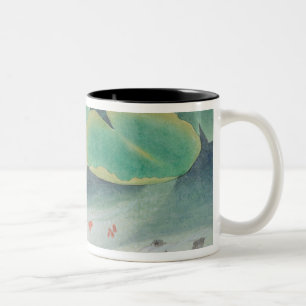 Ein Paar unter Lotus Zweifarbige Tasse