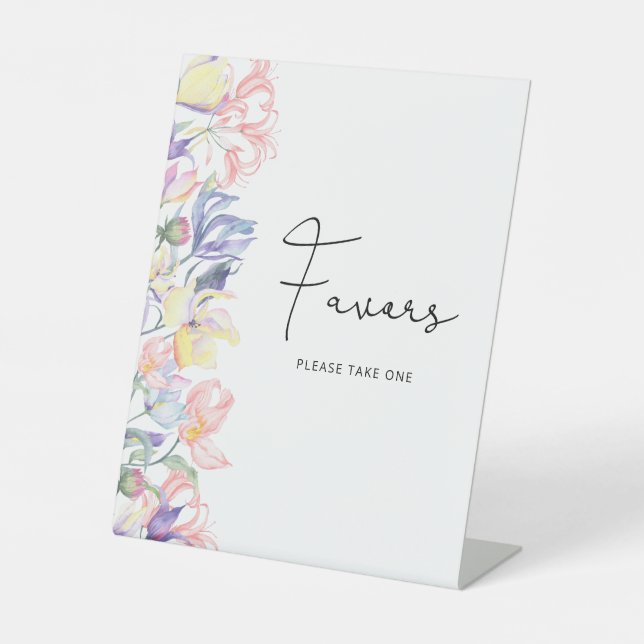 Ein paar Wildblumen sind unterwegs Favoriten Sockelschild (Vorderseite)