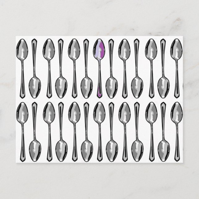 Ein paar zusätzliche Spoons Postkarte (Vorderseite)