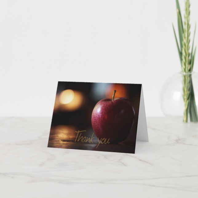 Ein Pädagoge dankt Ihnen Dankeskarte (Vorderseite)