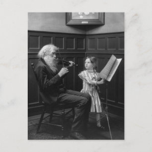 Ein Page Turner, Anfang des 19. Jahrhunderts Postkarte