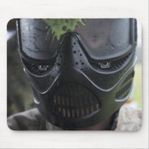 Ein Paintball rund Mousepad