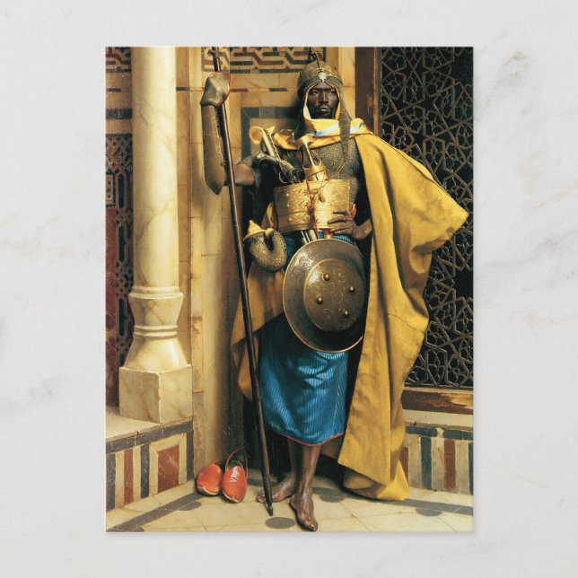 Ein Palastwächter Postkarte (Vorderseite)