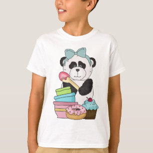 Ein Panda-Bärn-Bonbon-Leckereien T-Shirt