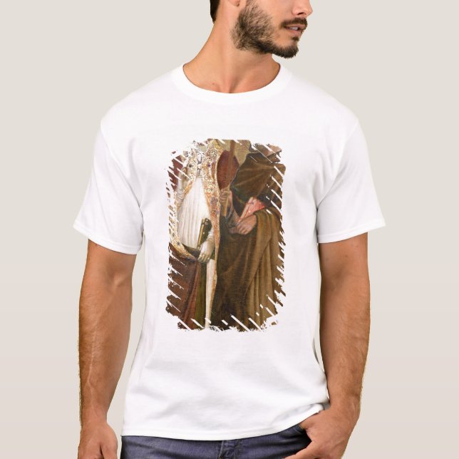 Ein Papst und ein St. Matthias, c.1428-29 T-Shirt (Vorderseite)