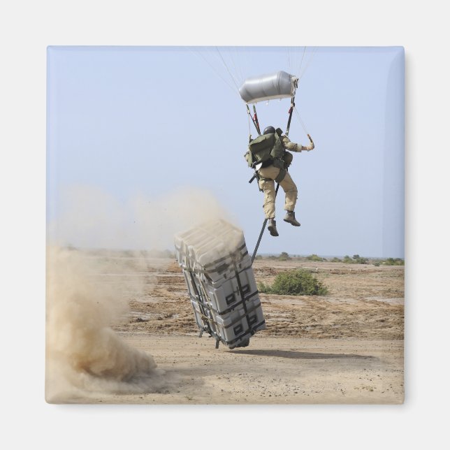 Ein Parareskueman fällt in die Zone Magnet (Vorne)