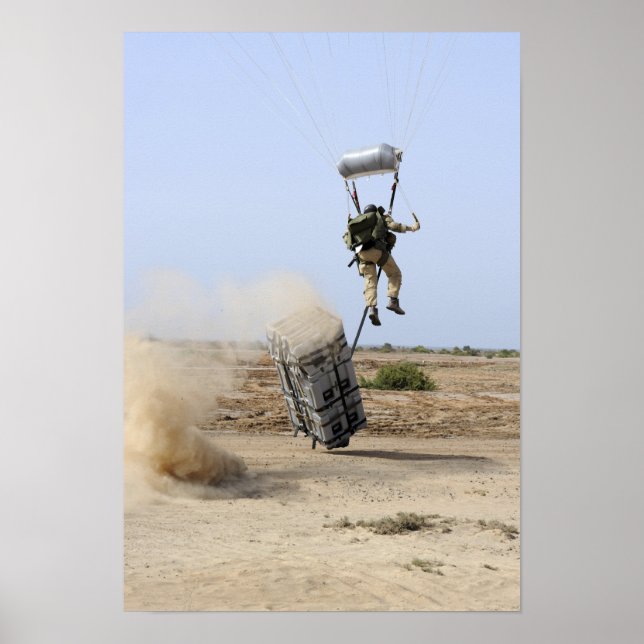 Ein Parareskueman fällt in die Zone Poster (Vorne)