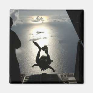 Ein Parareskuemer der Luftwaffe Magnet