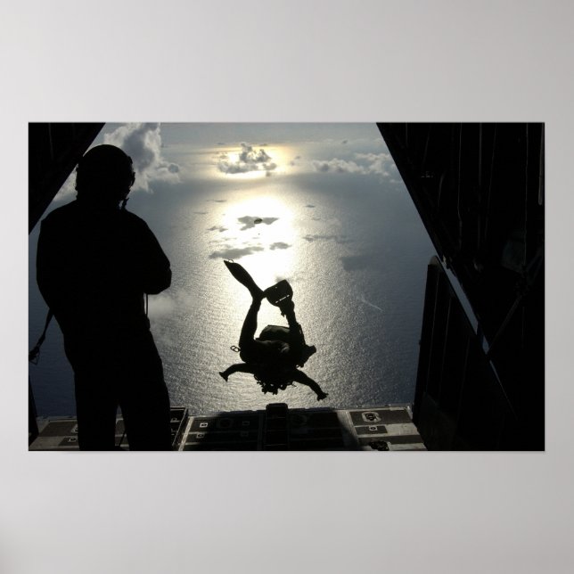 Ein Parareskuemer der Luftwaffe Poster (Vorne)