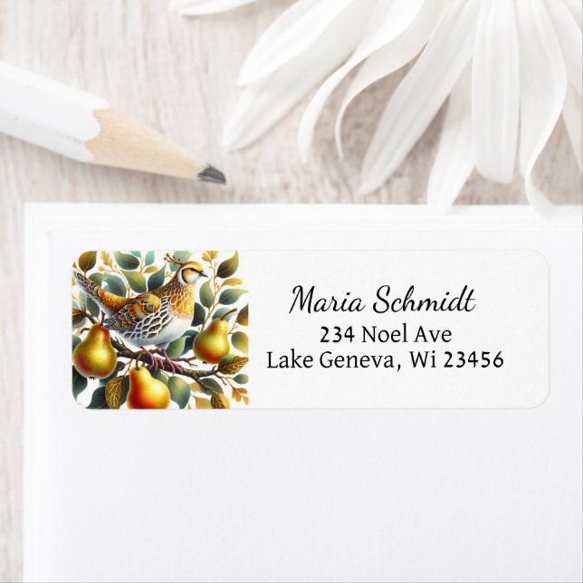 Ein Partridge in einem Birnbaum Weihnachten (Insitu)