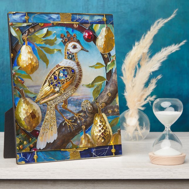 Ein Partridge in einem Birnenbaum Fotoplatte (Seite)