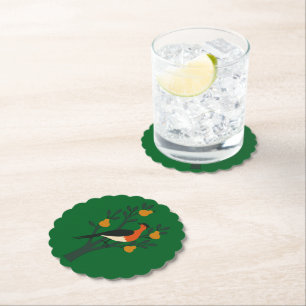 Ein Partridge in einem Pear Tree Cut-Out Stencil R Untersetzer