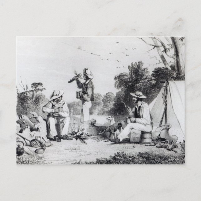 Ein Party zum Erforschen Einladungspostkarte (Vorderseite)