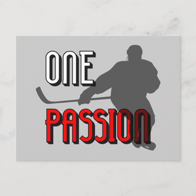 Ein Passionhockey Postkarte (Vorderseite)