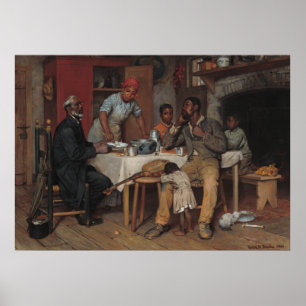 Ein Pastoralbesuch von Richard Norris Brooke Poster