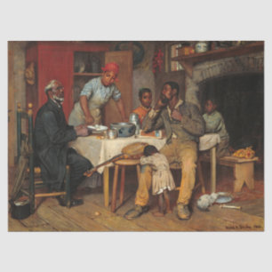 Ein Pastoralbesuch von Richard Norris Brooke Seidenpapier