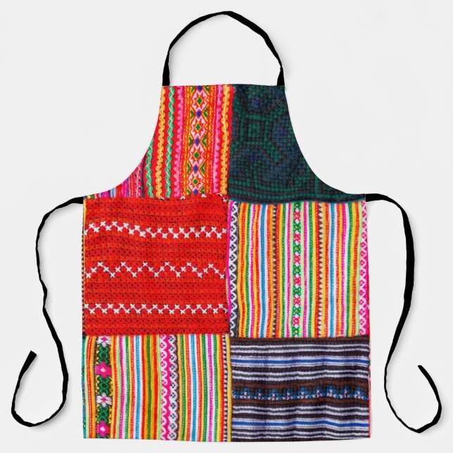 ein Patchwork-Steppdecke im asiatischen Stil Schürze (Vorderseite)