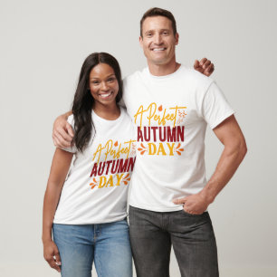 Ein perfekter Herbsttag - Herbst T-Shirt