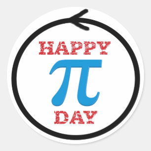 Ein perfekter Pi-Day-Kreis Runder Aufkleber