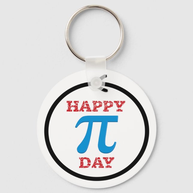 Ein perfekter Pi-Day-Kreis Schlüsselanhänger (Vorderseite)