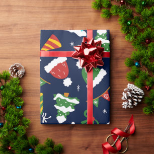 Ein perfekter Snowman Weihnachten Geschenkpapier