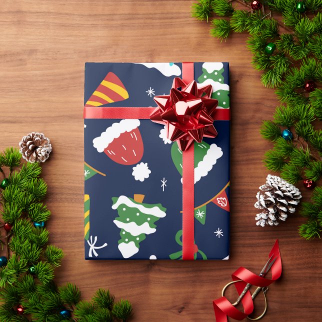 Ein perfekter Snowman Weihnachten Geschenkpapier (Feiertagsgeschenk)