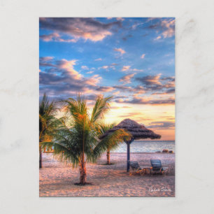 Ein perfekter Strand Postkarte