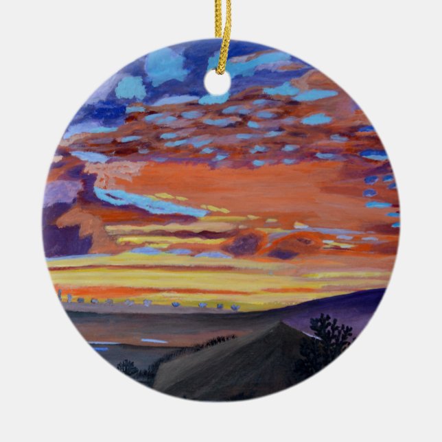 Ein perfekter Zeitpunkt Keramik Ornament (Vorne)