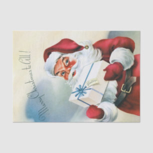 Ein perfektes Portrait des Weihnachtsmannes Seidenpapier
