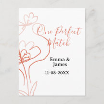Ein perfektes Terrakotta-Hochzeitspaar namens f