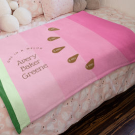 Ein perfektes Wochenende in Melon Babydecke