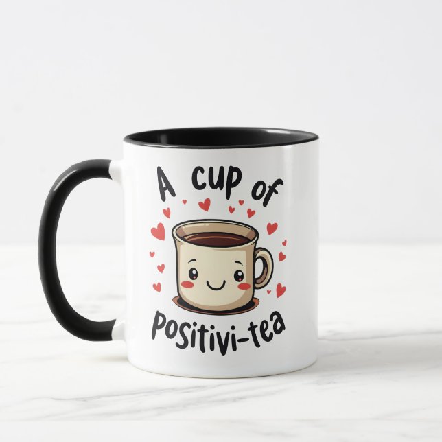 Ein perfektes Wochenende in Positivi-Tea Niedliche Tasse (Links)